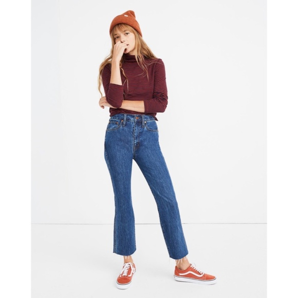Madewell Rigid Demi Boot Crop Jeans 26